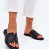 1082140.jpg Black Flip-flops in Sandals & Flip-Flops For Women with Fabric, Footbed and Heel Height