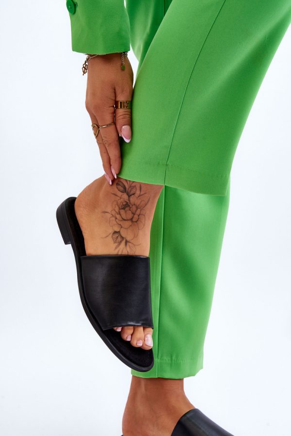 Black Flip-flops in Sandals & Flip-Flops For Women with Fabric, Footbed and Heel Height