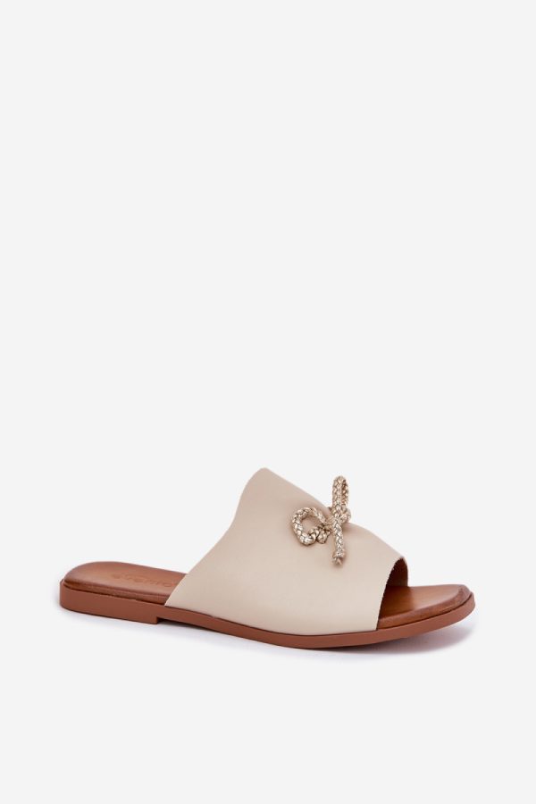 beige Flip-flops model 214377 Step in style