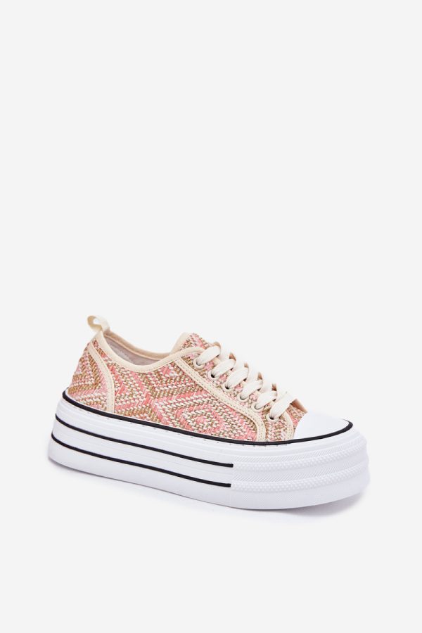 pink Sneakers model 214395 Step in style