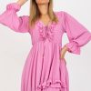 1082335 Pink Daydress in Day Dresses with Polyester and Viscose