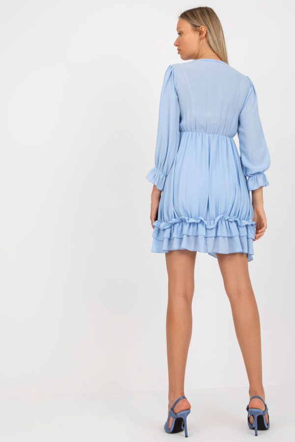 Blue Daydress in Day Dresses with Polyester and Viscose