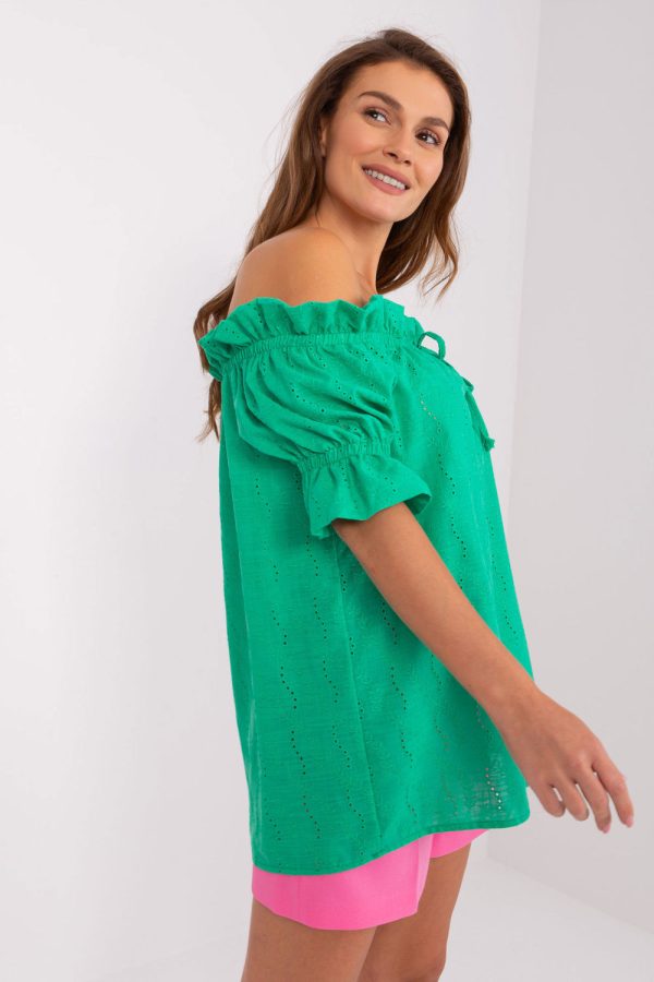 green Blouse model 214456 Lakerta