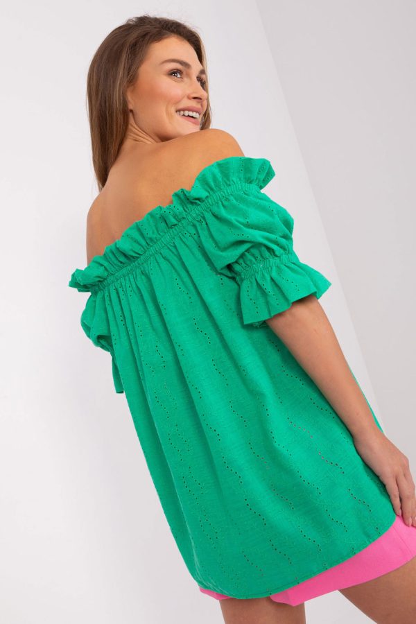 green Blouse model 214456 Lakerta