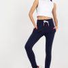Navy Blue Tracksuit Trousers in Pants, Trousers, Shorts with Cotton, Spandex and Polyester