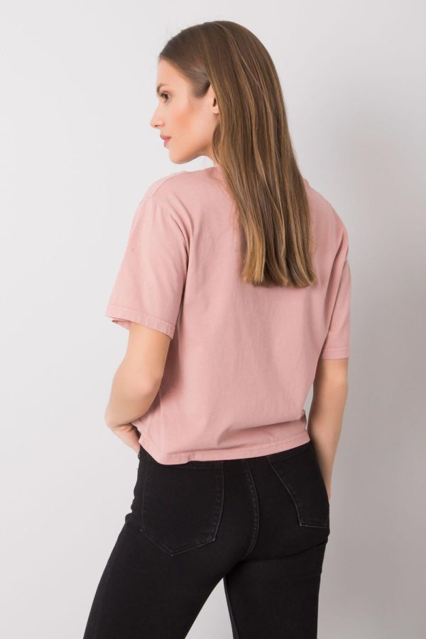 Pink T-shirt in Women`s Tops, T-shirts, Singlets with Cotton
