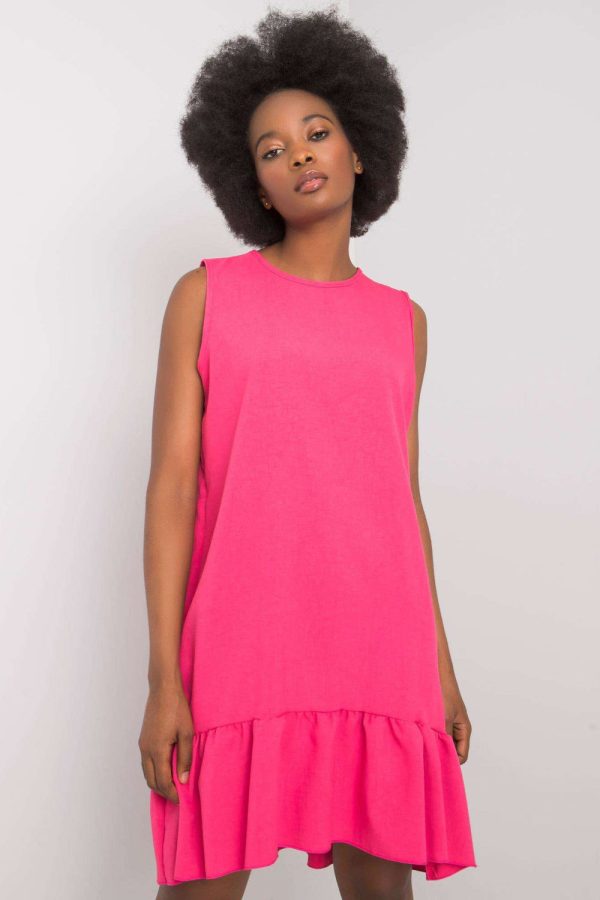 Pink Daydress in Day Dresses with Cotton