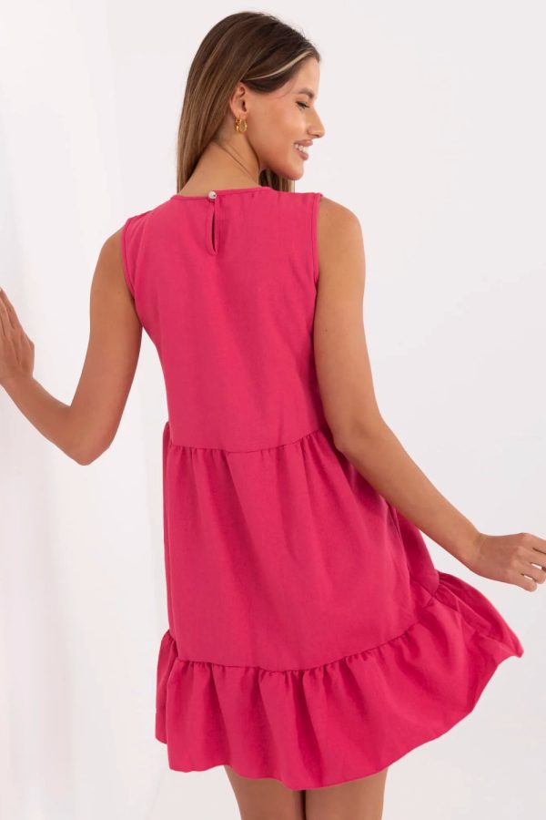 Pink Daydress in Day Dresses with Cotton