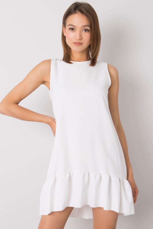 White Daydress in Day Dresses with Cotton