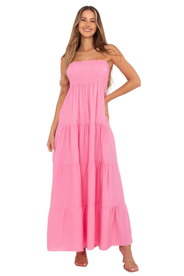 Pink Daydress in Day Dresses with Nylon and Viscose