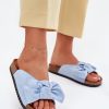 1082498.jpg Blue Flip-flops in Sandals & Flip-Flops For Women with Fabric, Footbed and Sole Height