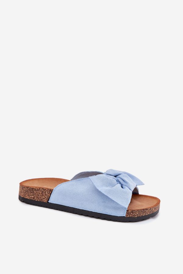 Blue Flip-flops in Sandals & Flip-Flops For Women with Fabric, Footbed and Sole Height