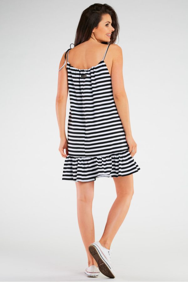 Black Daydress in Day Dresses with Cotton and Lycra