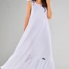 White Daydress in Day Dresses with Cotton and Lycra