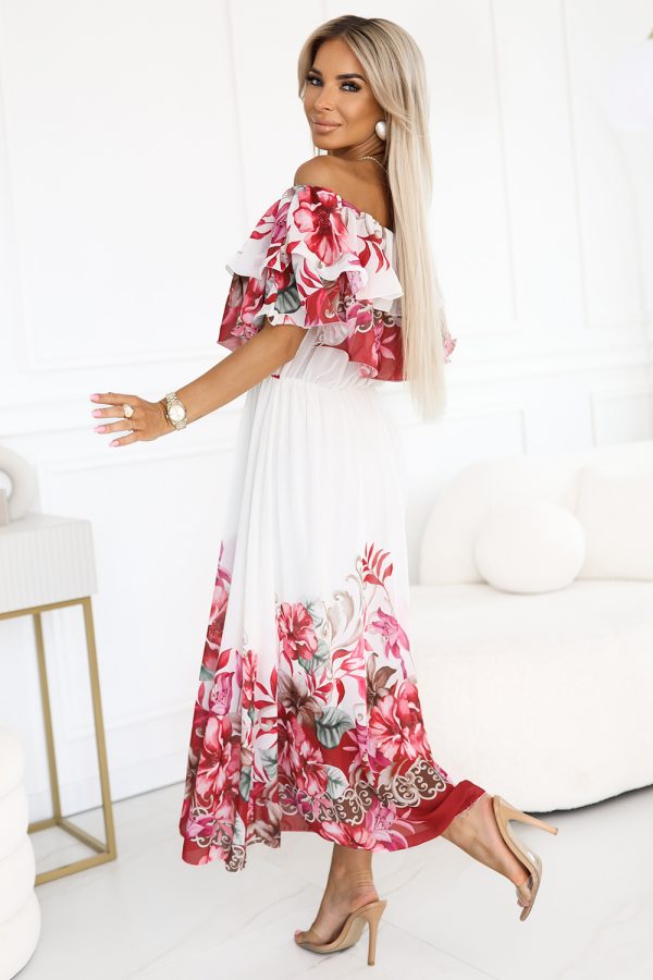 Multicolor Daydress in Day Dresses with Spandex and Polyester