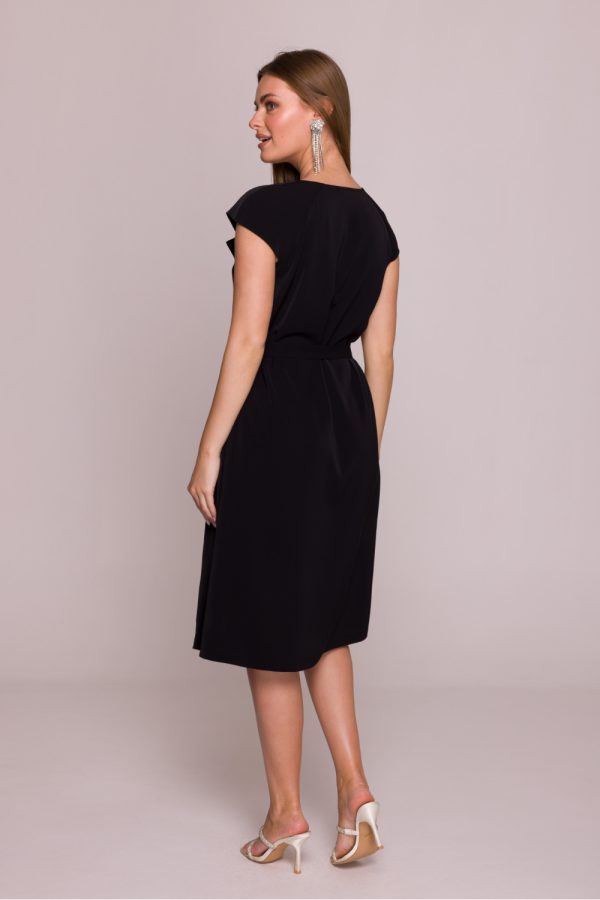 Black Cocktail Dress in Formal Dresses, Cocktail Dresses with Spandex and Polyester