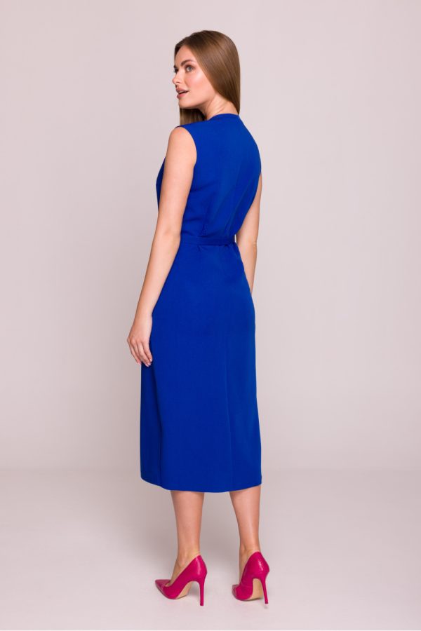 Blue Daydress in Day Dresses with Spandex, Polyester and Viscose