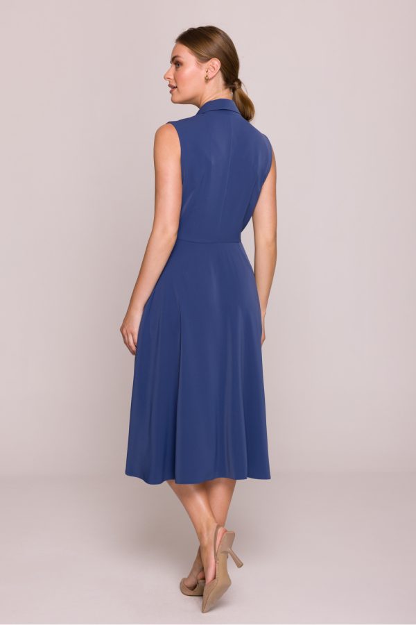 Blue Cocktail Dress in Formal Dresses, Cocktail Dresses with Spandex and Polyester