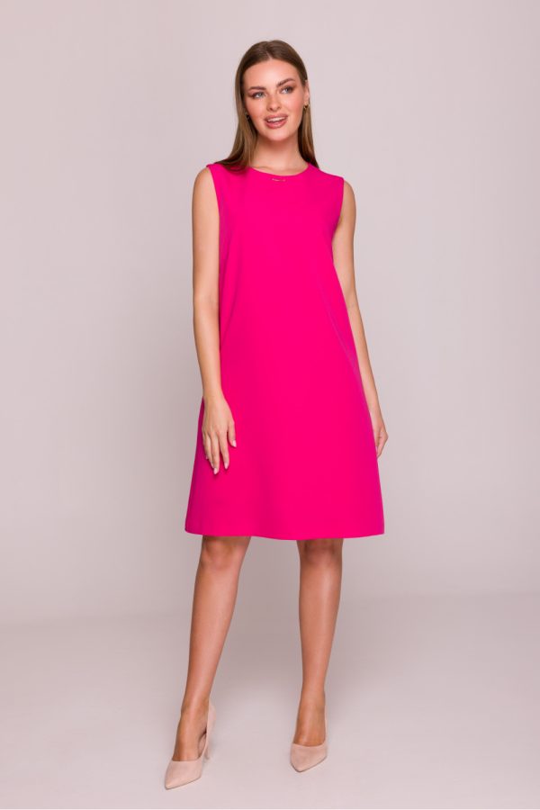 Grey Daydress in Day Dresses with Spandex, Polyester and Viscose