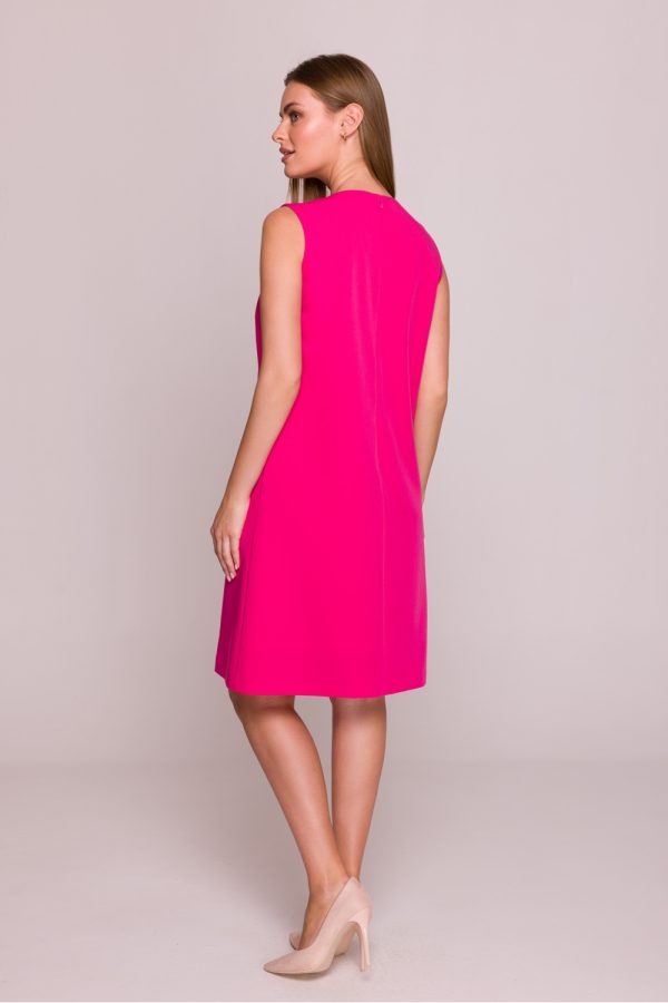 Grey Daydress in Day Dresses with Spandex, Polyester and Viscose