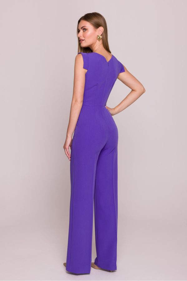 Violet Suit in Playsuits For Women with Spandex, Polyester and Viscose