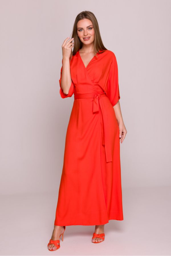 Red Daydress in Day Dresses with Viscose