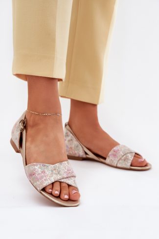 1083152.jpg Beige Sandals in Sandals & Flip-Flops For Women with Fabric, Footbed, Upper Height and Heel Height