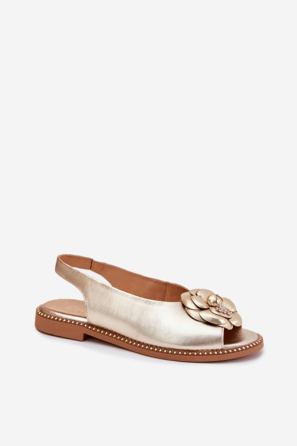 yellow Sandals model 214703 Step in style