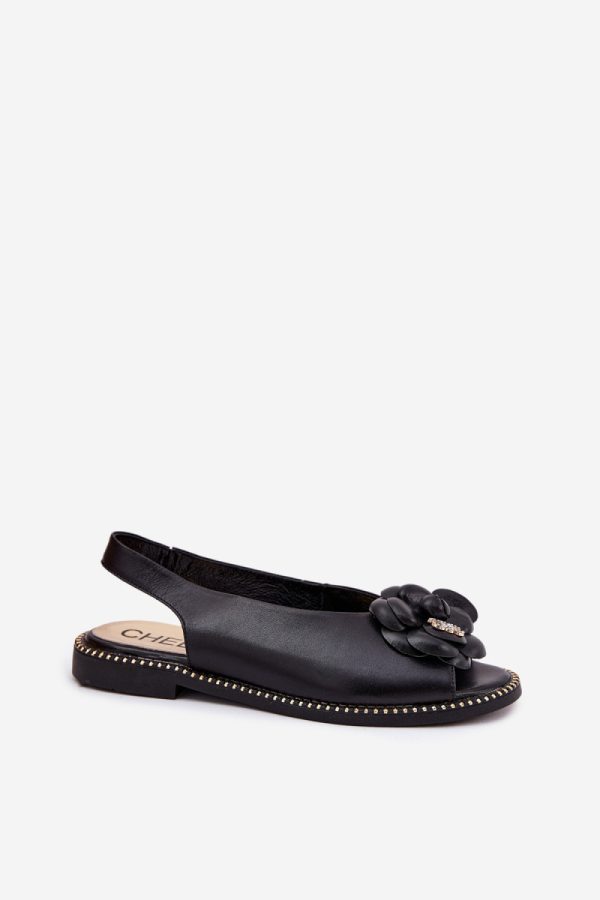black Sandals model 214704 Step in style