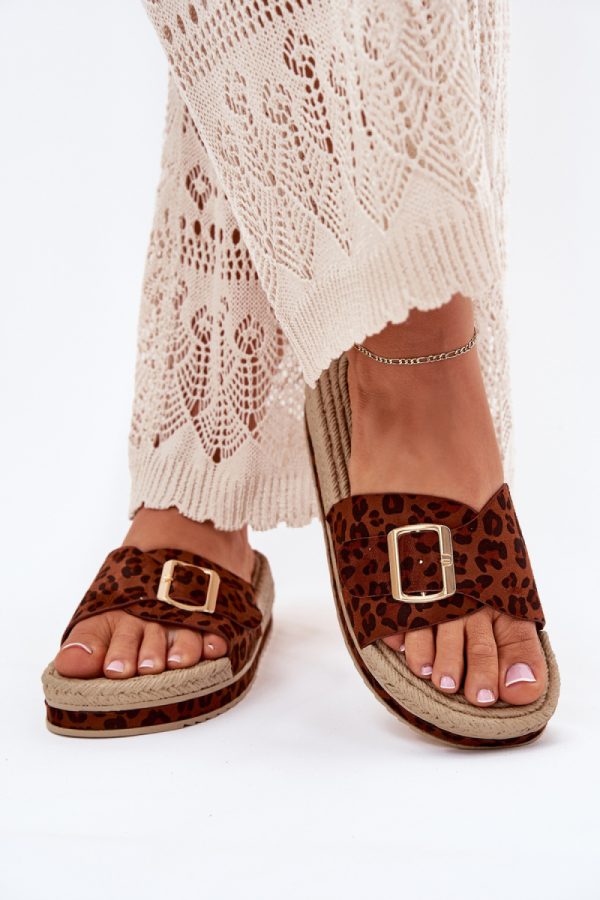 brown Platform sandals model 214722 Step in style