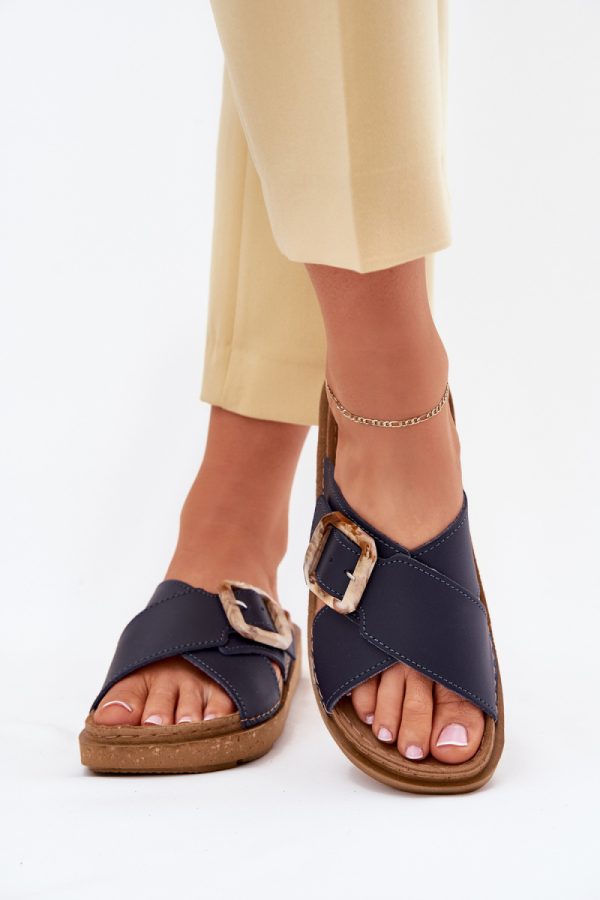 navy blue Flip-flops model 214733 Step in style