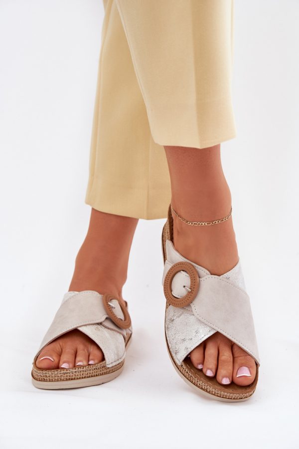 beige Flip-flops model 214734 Step in style