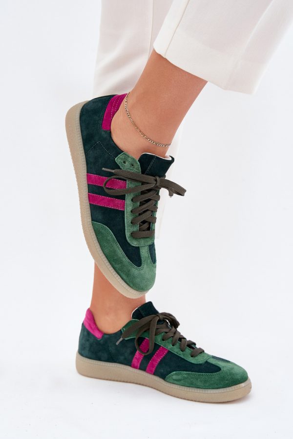 green Sport Shoes model 214740 Step in style