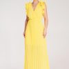 Yellow Cocktail Dress in Formal Dresses, Cocktail Dresses with Polyester