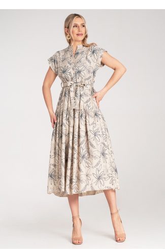 beige Daydress model 214792 Figl