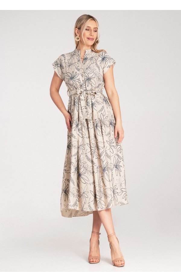 beige Daydress model 214792 Figl