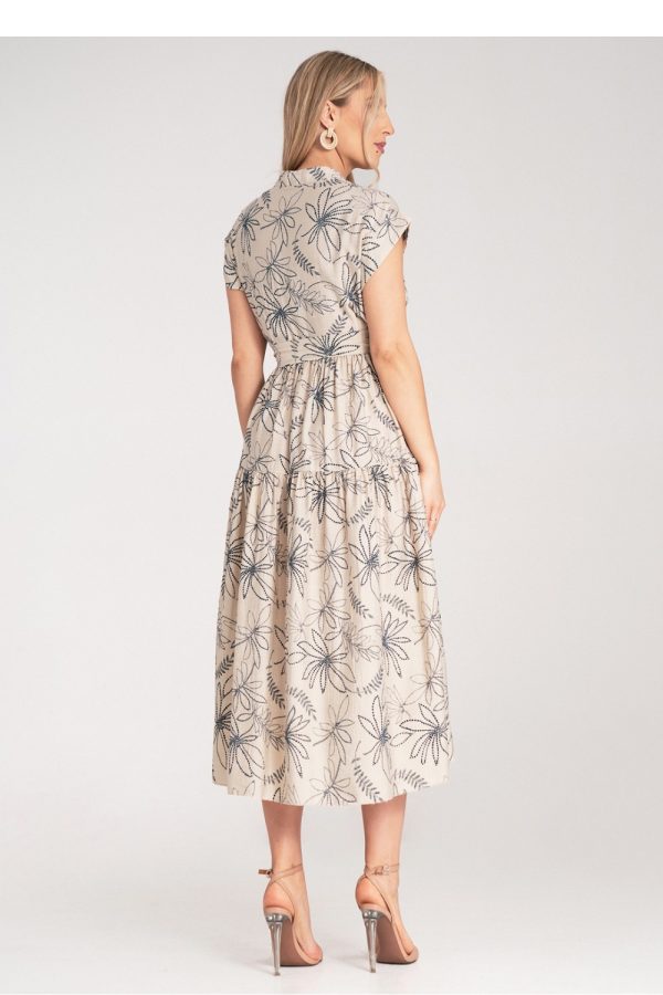 beige Daydress model 214792 Figl