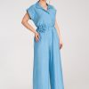 Blue Suit in Playsuits For Women with Viscose