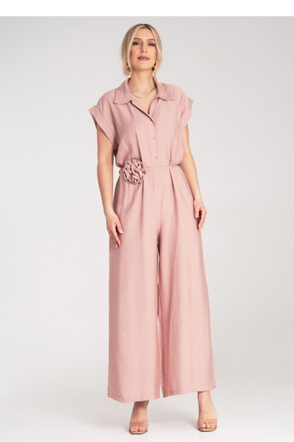 Pink Suit in Playsuits For Women with Viscose