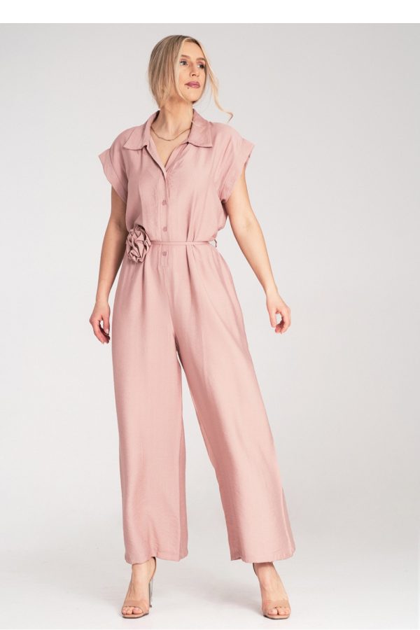 Pink Suit in Playsuits For Women with Viscose