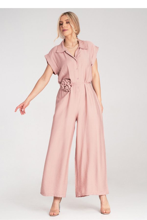 Pink Suit in Playsuits For Women with Viscose