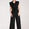 Black Suit in Playsuits For Women with Viscose