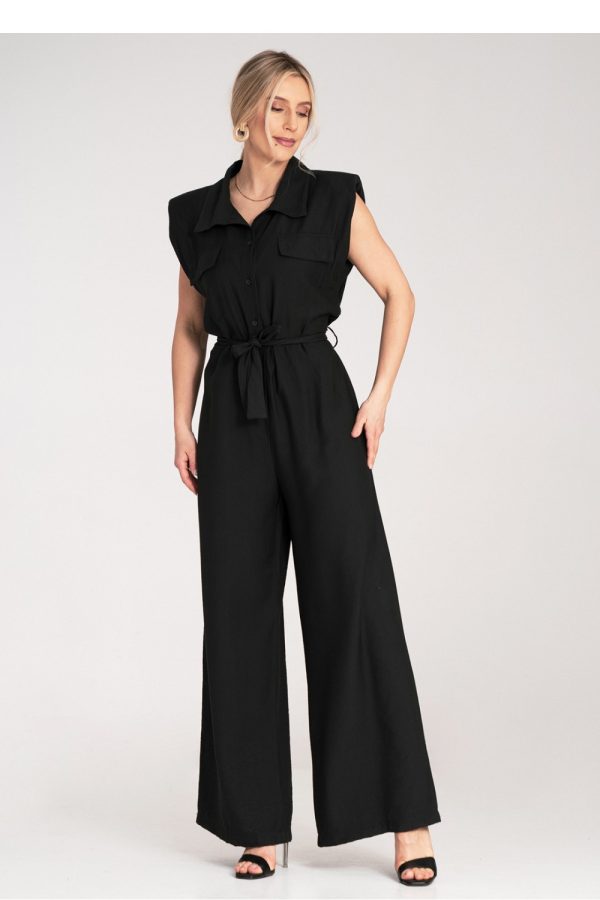Black Suit in Playsuits For Women with Viscose