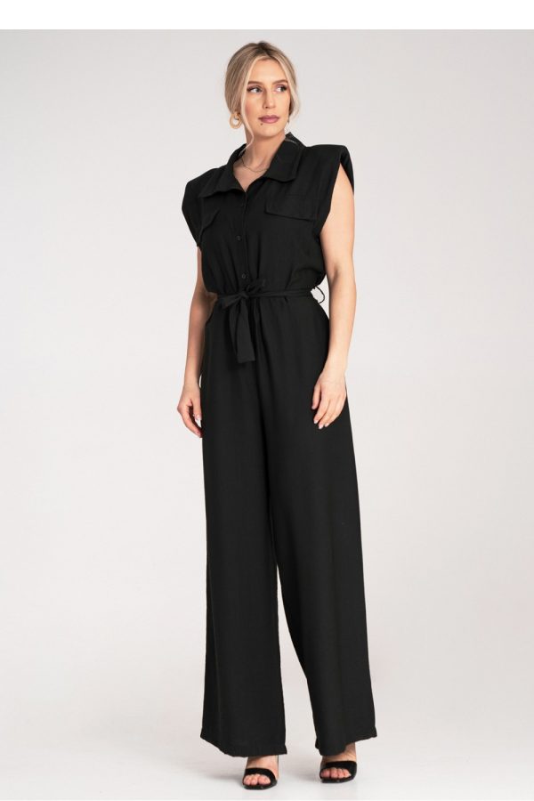 Black Suit in Playsuits For Women with Viscose