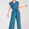 Blue Suit in Playsuits For Women with Viscose