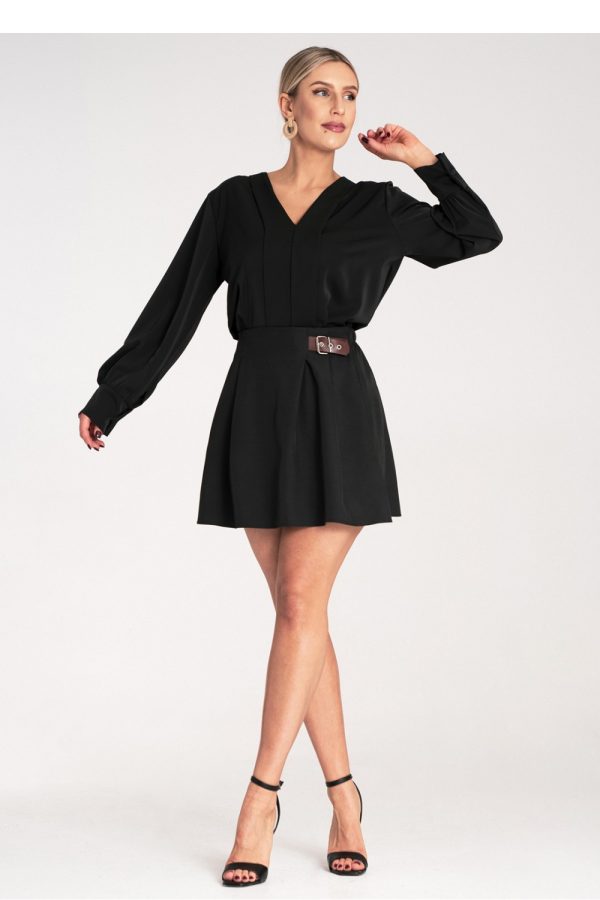 black Short skirt model 214846 Figl
