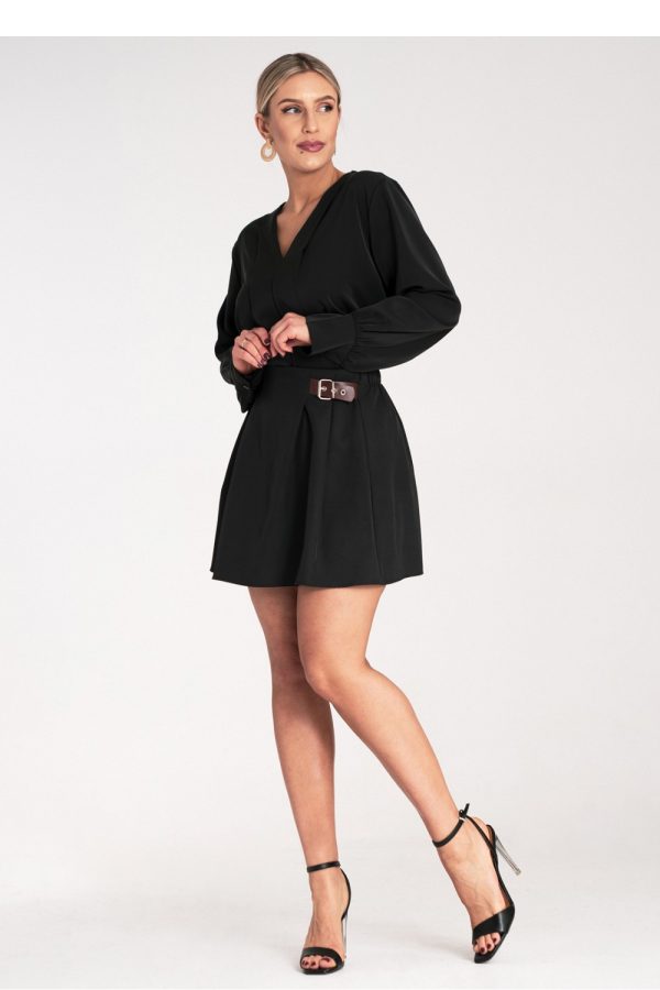 black Short skirt model 214846 Figl