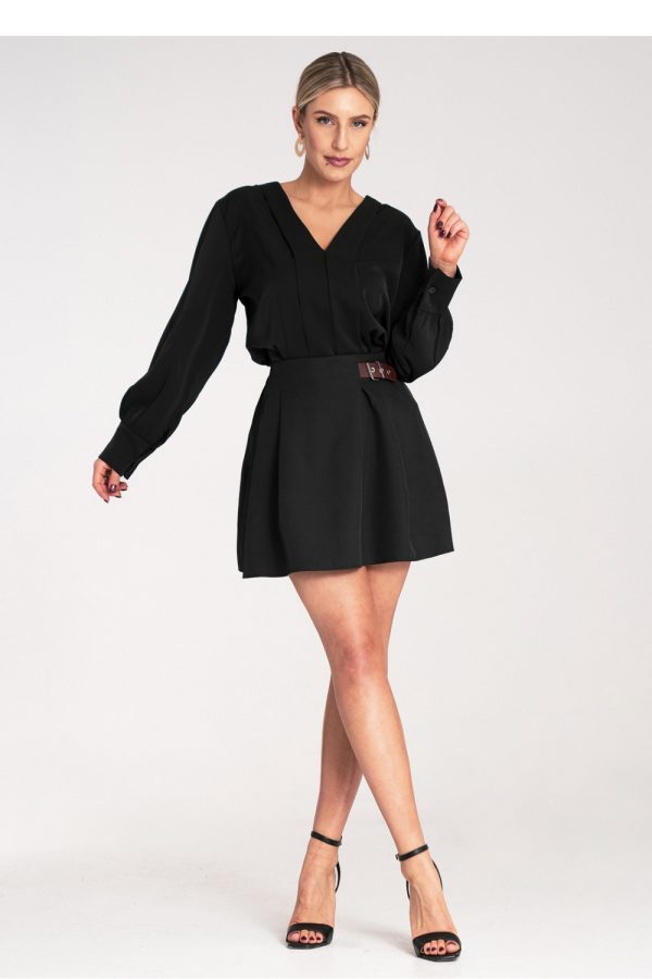 black Short skirt model 214846 Figl