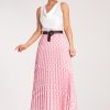 Pink Skirt in Skirts with Spandex and Polyester