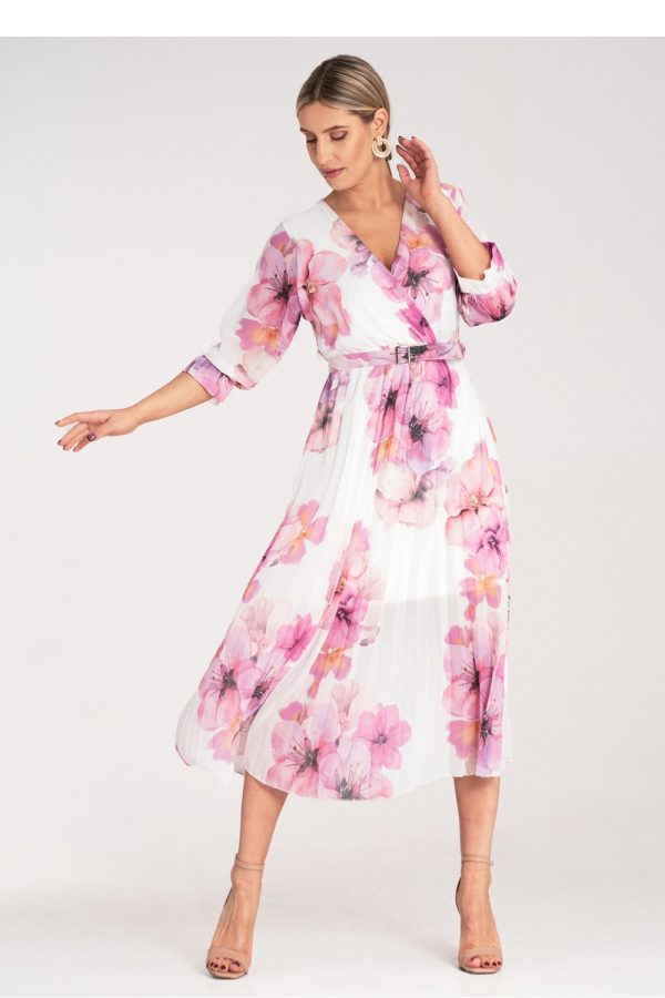 white Daydress model 214861 Figl